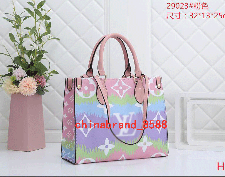 

GG's LOUIS's VUTTON's VITTONings LVs YSL'S Vintage Flowers bag women Leather Shopping Handbag tote Purse Shoulder bags H