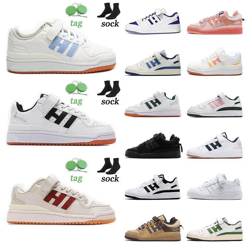 

2021 New Arrival Forum Low Bad Bunny Running Shoes White Crew Navy Donovan Mitchell x Collegiate PurpleHalo Back to School Off Womens Sneakers Mens Trainers, B1 36-44 150 (7)