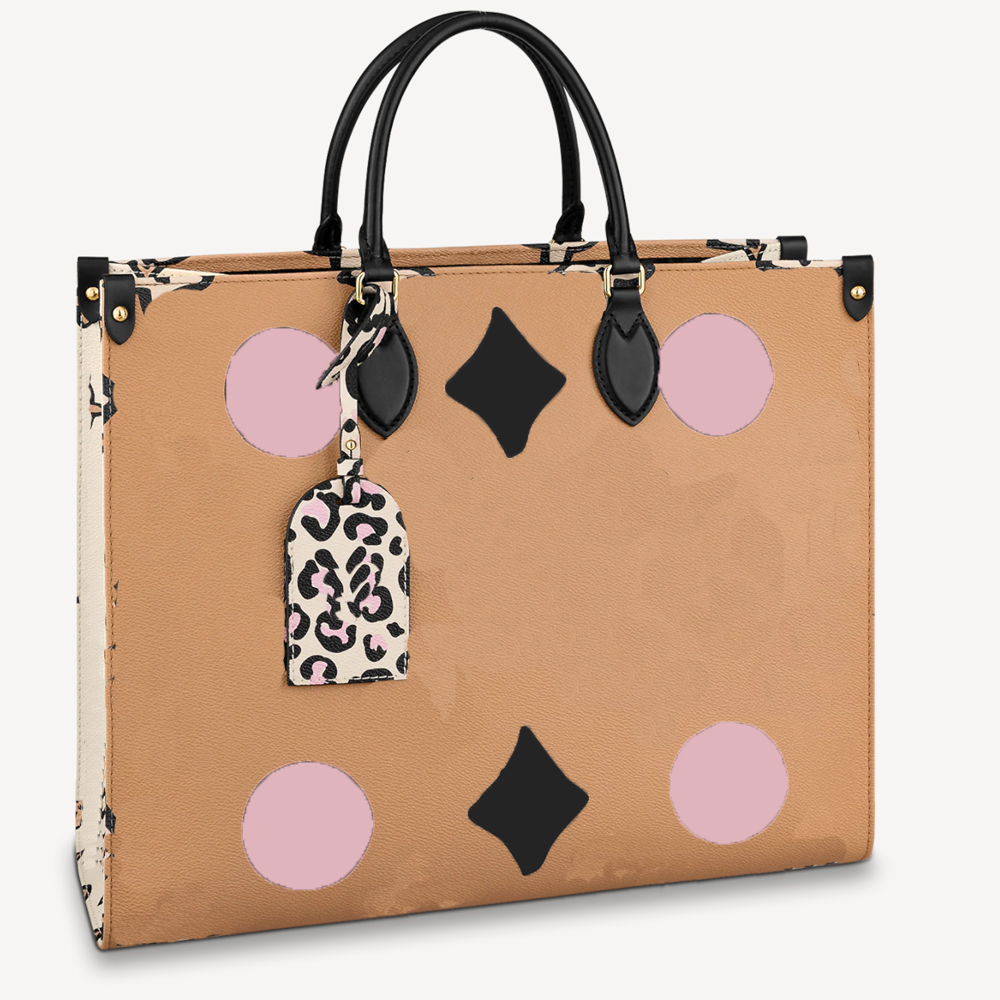 

Designer Totes Large Capacity Women's Travel Shoulder Bag Fashion Shopping Bags Wild At Heart MM Large Handbag MONO Coated Canva Graffiti Style M45815 M45814