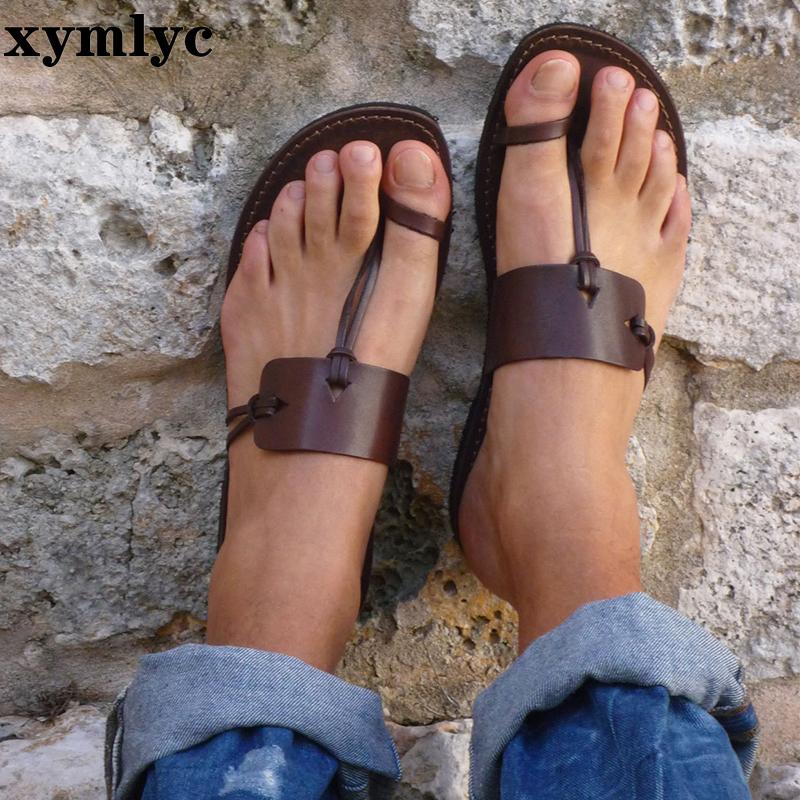 

Rome Sandals Women 2021 Summer Beach Casual Shoes Gladiator Flat Sandals Outdoor Lady Slides Female Footwear Plus Size 34-43, Black