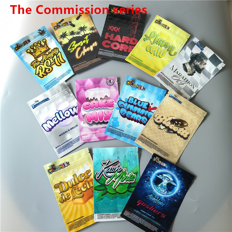

New the Commission Bags Marathon Og Blue Gummie Bears Lemon Cello Cake Mix Alienlabs Gushers Smell Proof Packaging Mylar Bag Dry Herb Flower