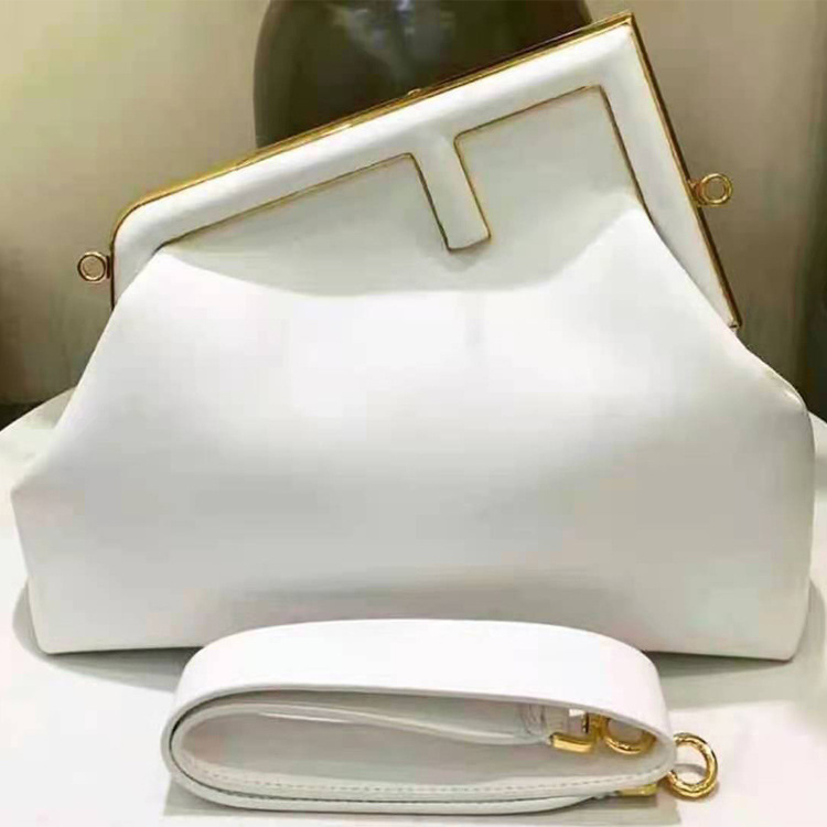 

Bags Women Luxury Handbags Fend First Series New Hand-held One Shoulder Diagonal Straddle Personalized Bag Buckle Dinner Bag, Black trumpet