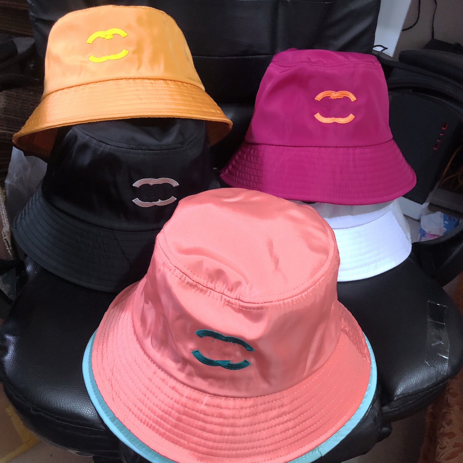 

Design Ball bucket hat Fashion Street Baseball Caps for Man Woman Adjustable Brand Hats Dome High Quality, Blue;gray