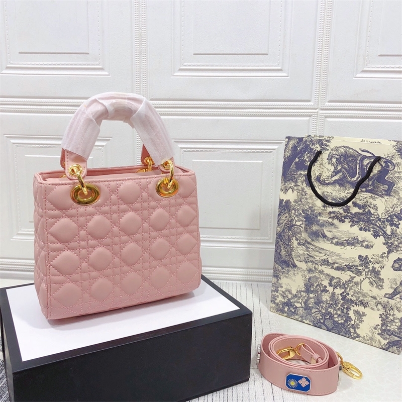 

New shoulder bags Women handbag Crossbody bag brands designer handbags 2021 high quality flower printing bag purse 20cm 0515, Black