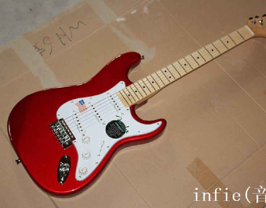 

China Custom Guitar 6 string Metal red Electric Guitar