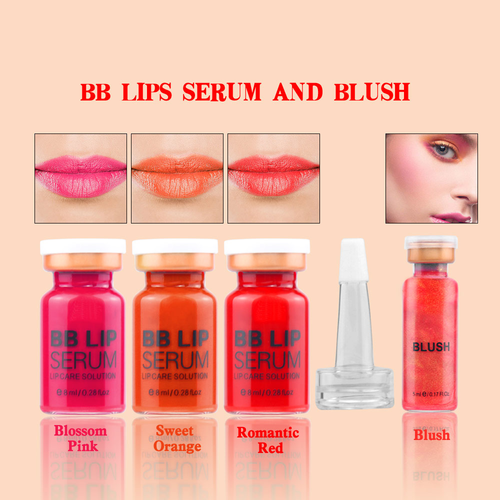 

Beauty BB Lip Semi Permanent Cream Face Kit Serum Blush Ampoule Glow Starter for Microneedle Meso Treat Moisturizing Coloring Pigment, Black;white