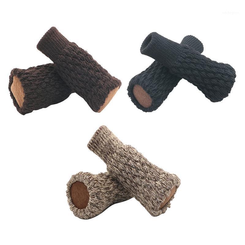 

Chair Covers 32 PCS Knitted Foot Cover Non-Slip Table Noise Reduction