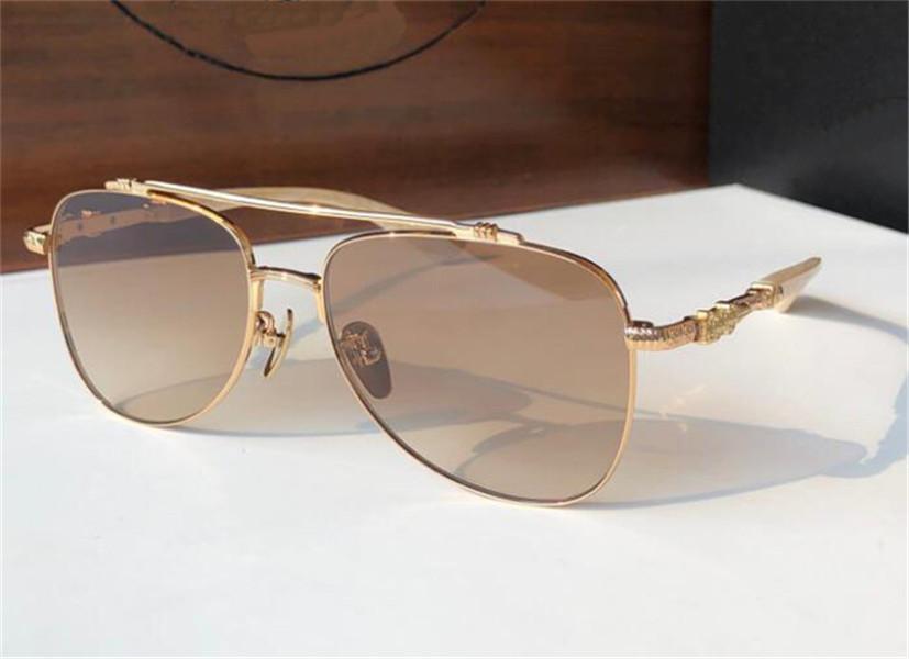 

Vintage fashion design sunglasses 8058 pilot metal frame retro generous style versatile outdoor uv400 protective glasses top quality