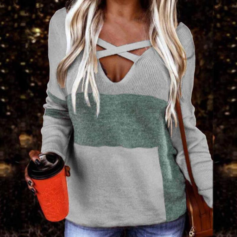 

Women's Sweaters Sweater Top Lightweight Knitted Jumper Comfy Cold Resistant Fashion Long Sleeve Pullover, Pink green