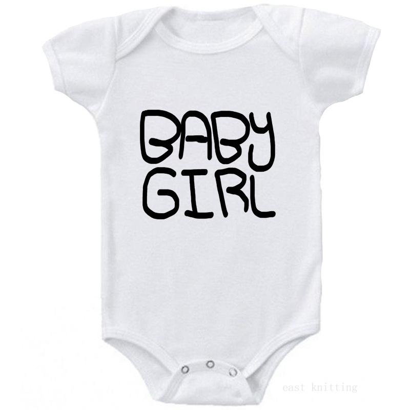 

Rompers Baby Girl Bodysuit Clothes For Borns Short Sleeve Letter Boys Girls Kids Overalls Jumpsuits Clothing, Picture