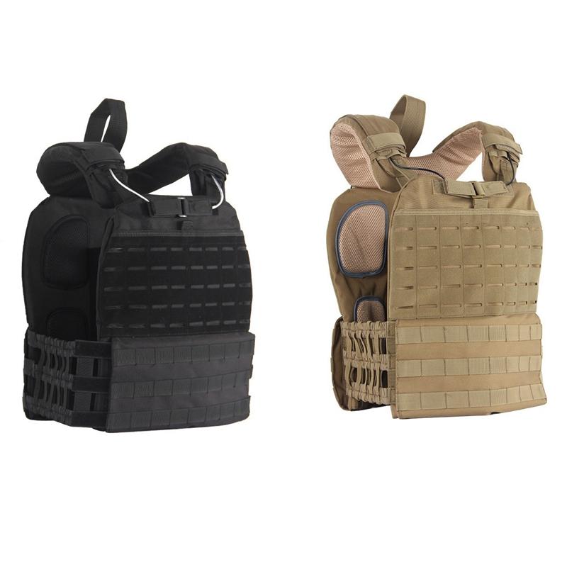 

RISING PRO Multifunctional Camouflage Weight Vest Adjustable Equipment for Running Training Vest Adjustable and Light, Black