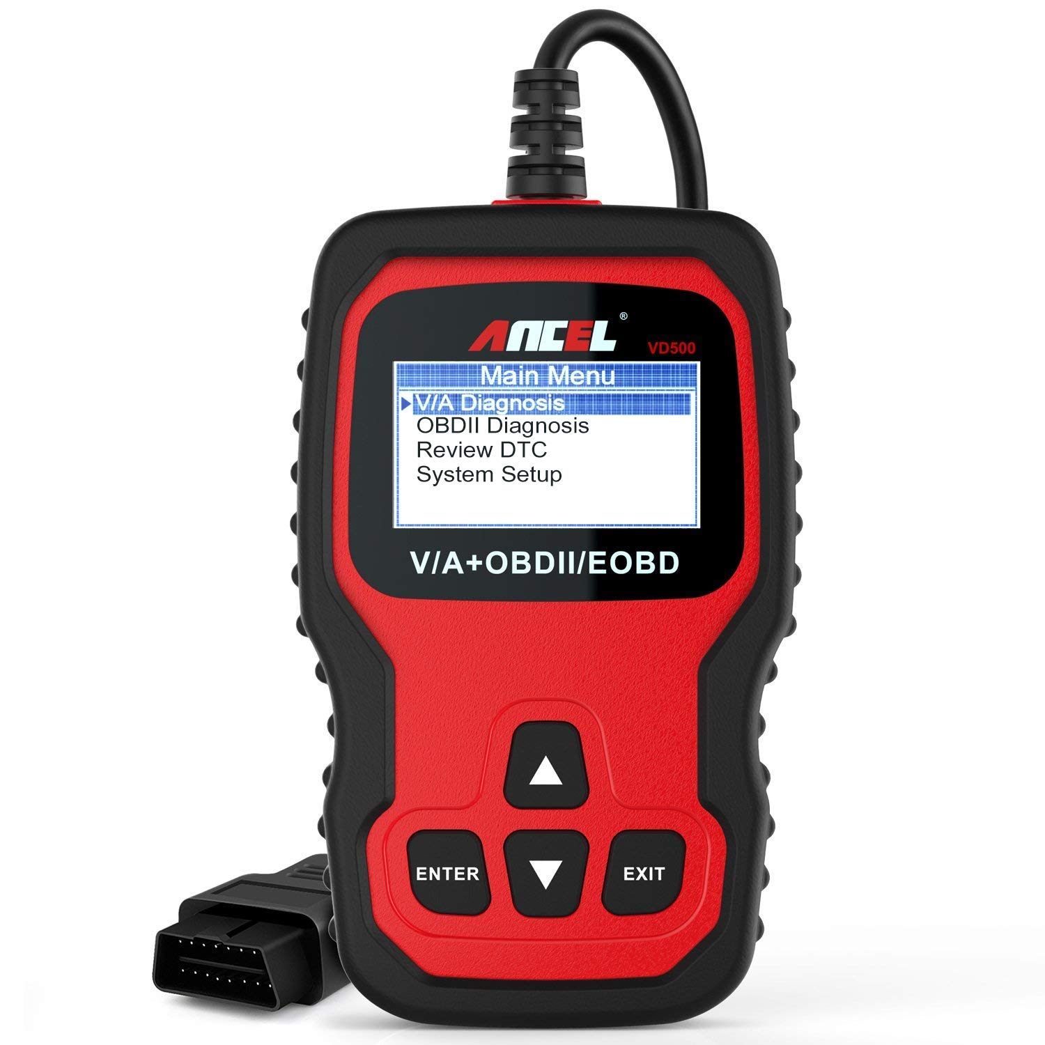 

ANCEL VD500 OBD II Diagnostic Scanner for Volkswagen VW Audi Skoda Seat Diagnosis Check Engine Light EPB ABS SRS Code Reader Oil Throttle Po
