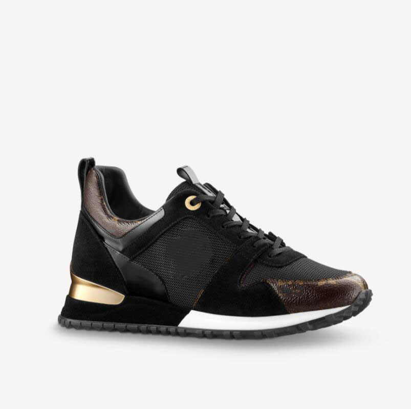 

Designer RUN AWAY Casual Shoes Men Women Calf Leather Sneakers Mesh Mixed Color Trainer Retro Splicing Stylist Shoe Unisex Sneaker