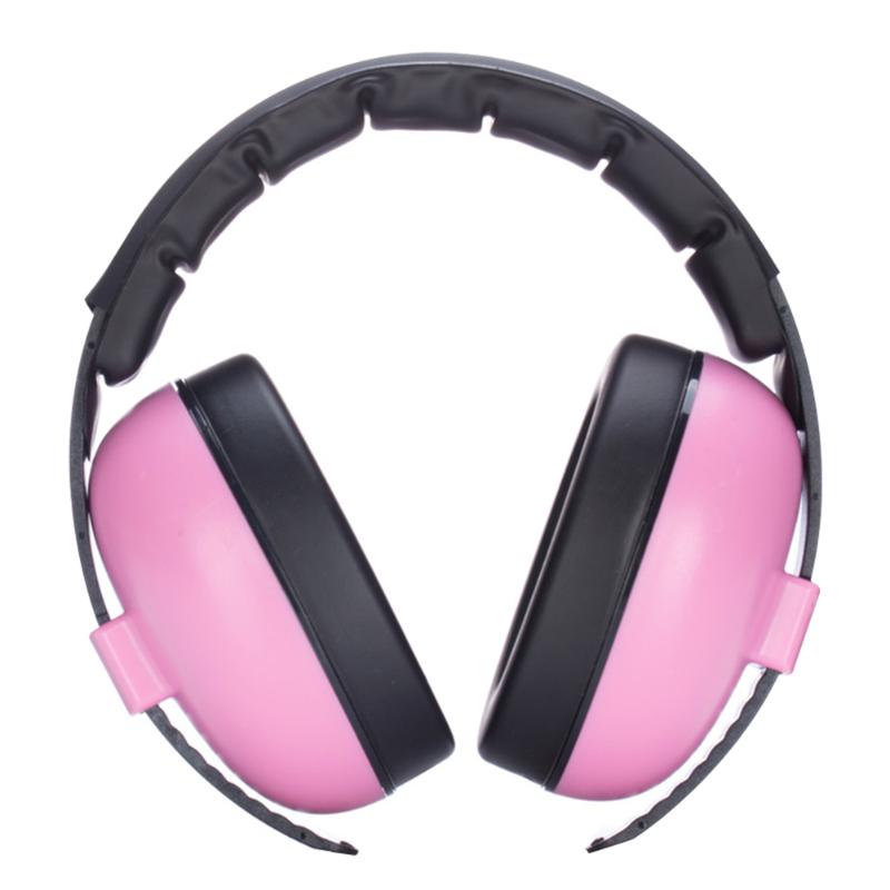 

Berets Baby Earmuffs Sleep Ear Hearing Protection Kids Noise Cancelling Light Weight Slow Rebound Sound Safety Durable Boys Girls, Rose red