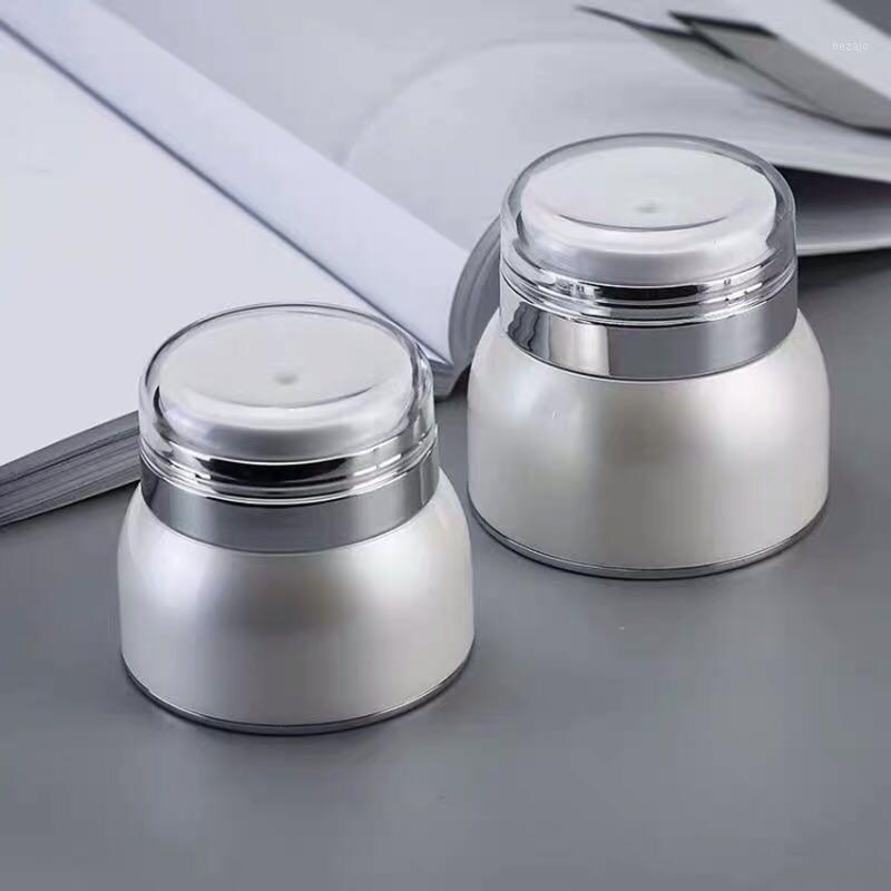 

Storage Bottles & Jars 30g/50g Vacuum Refillable Travel Cosmetic Empty Bottle Reusable Dispenser For Face Cream Press Style Box
