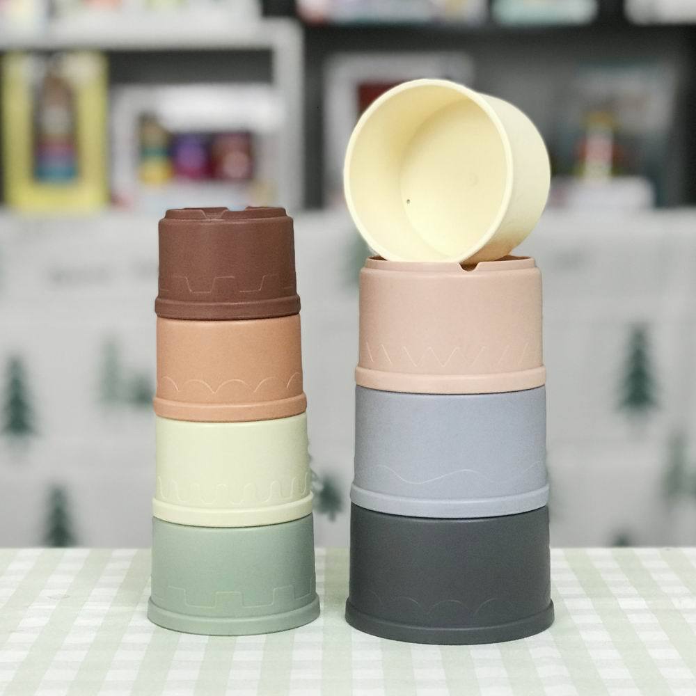 

Parent child interaction round folding cup balance music baby early education intelligence bath toys fun