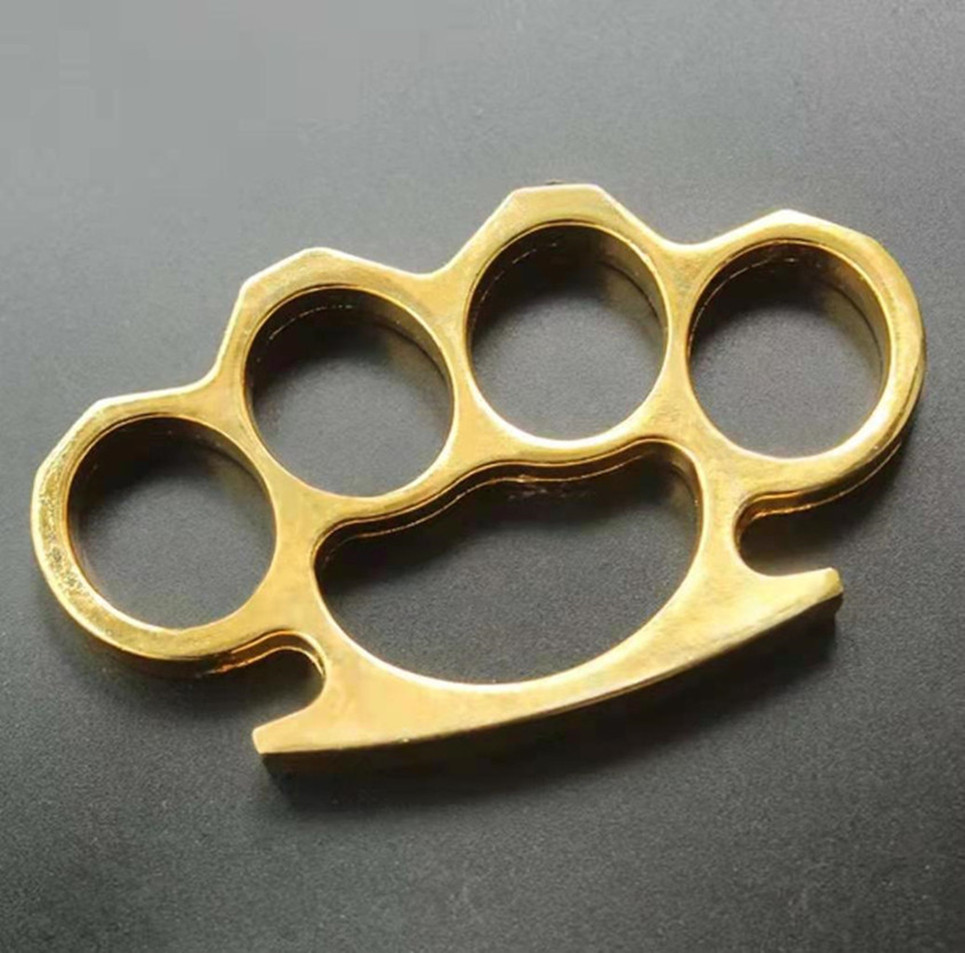

New Gilded Thick 13mm Steel Brass Knuckle Duster Color Black Plating Silver Hand Tool Clutch High Quality 4 5qd Ww28111112