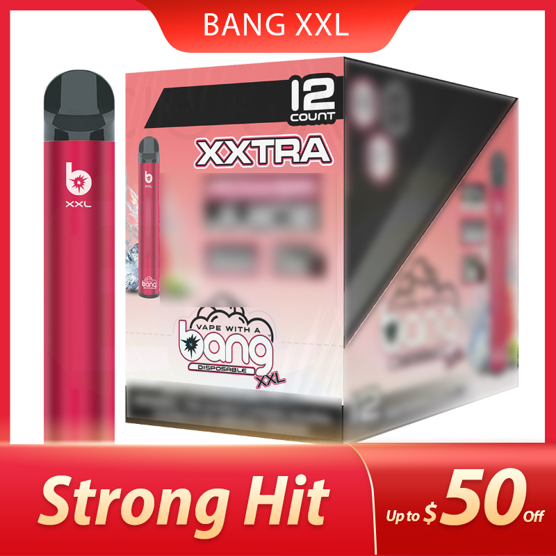 

Bang XXL Disposable Electronic cigarette Vape Pen Device 2000 Puffs 800mAh Battery 6.0ml Pods Cartridge Vapors wholesale