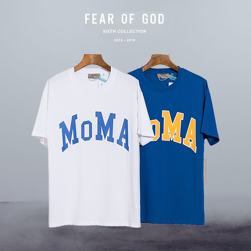 Fear Of MOMA Print Essentials T-shirts Men Design Summer Short Sleeves Casual Loose High Street Hip Hop Active Tee Youth Oversize drew Boy and Girl T Tops, Contact us -