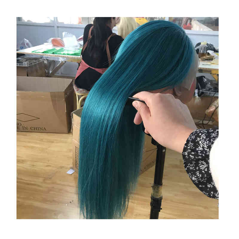 

Cuticle Brazilian Virgin Hair Gluels HD Lace Wig with baby hair, virgin human hair lace wigs for black women