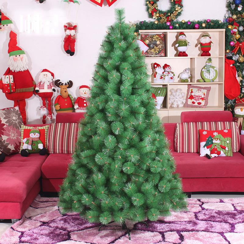 

Christmas Decorations Home Decor1.2/1.5/1.8m Simulated Pine Needle Tree Room Indoor Floor Ornaments Year Decoration Gifts