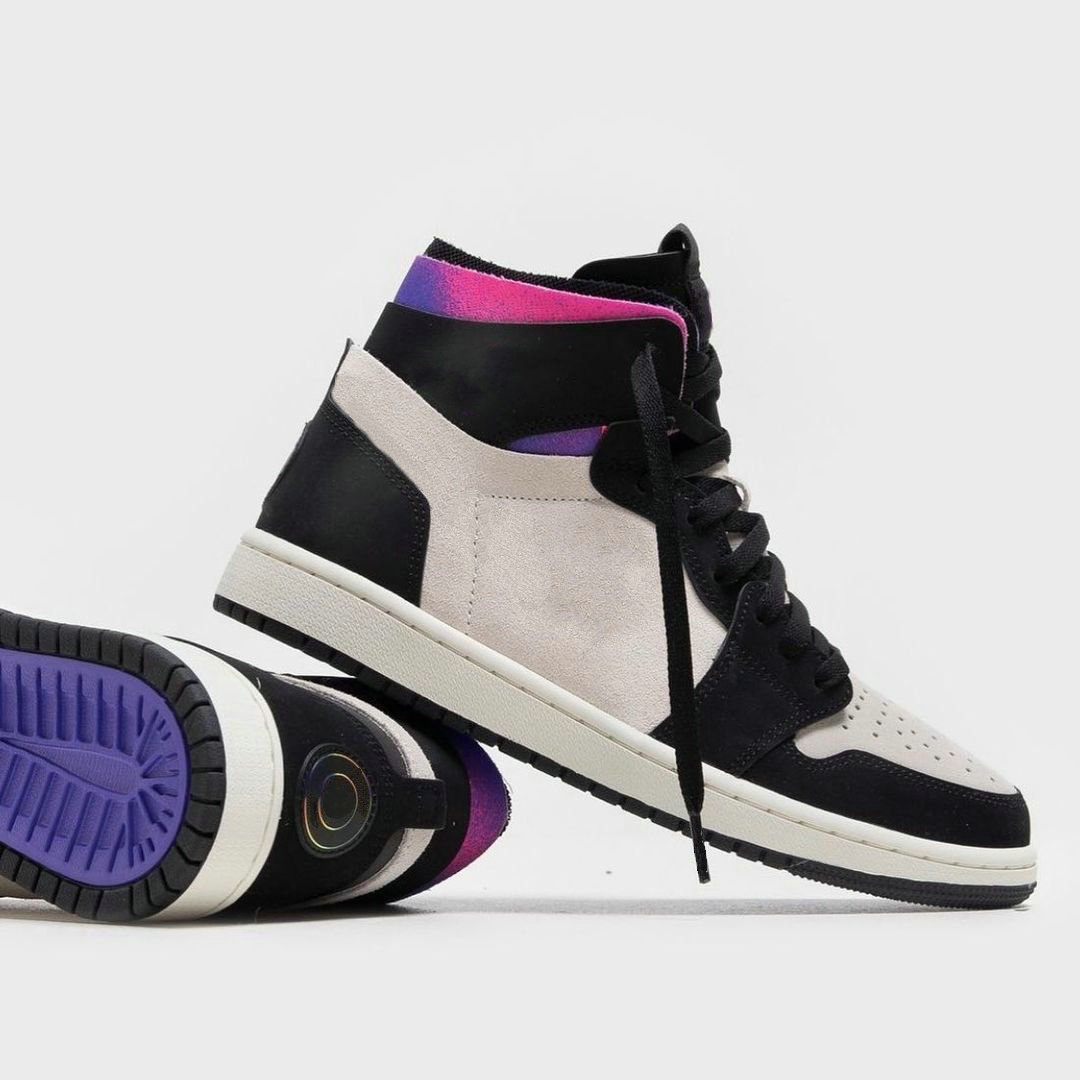 

CMFT Paris Skate Shoes Psychic Purple Hyper Pink Black Trainers 1 High Comfort Casual Sneakers, 03