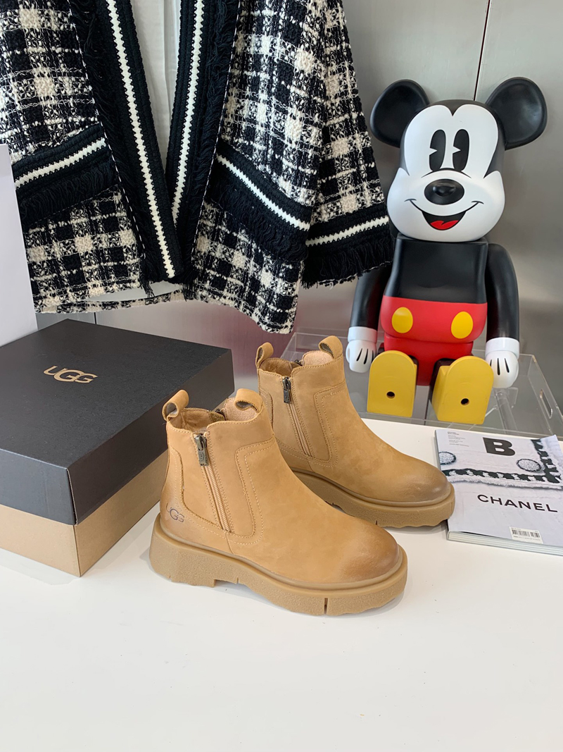 

2022 Top Quality Women Boots Chunky Heel Martin Boot Woman Winter Warm Ankle Snow Booties Lady Shoes Knitted Stretch Black Leather Knight Short Bootss with box -B005, Picture color