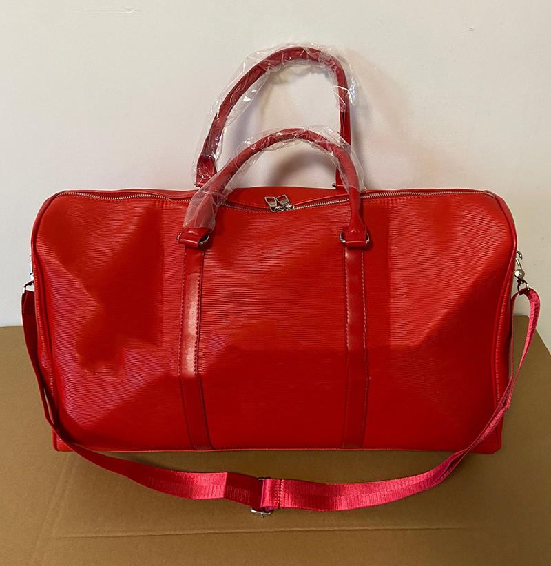 

Top Quality Genuine Leather new fashion men travel bag Women duffle bag, brand designer luggage handbags large capacity sport bags, Other