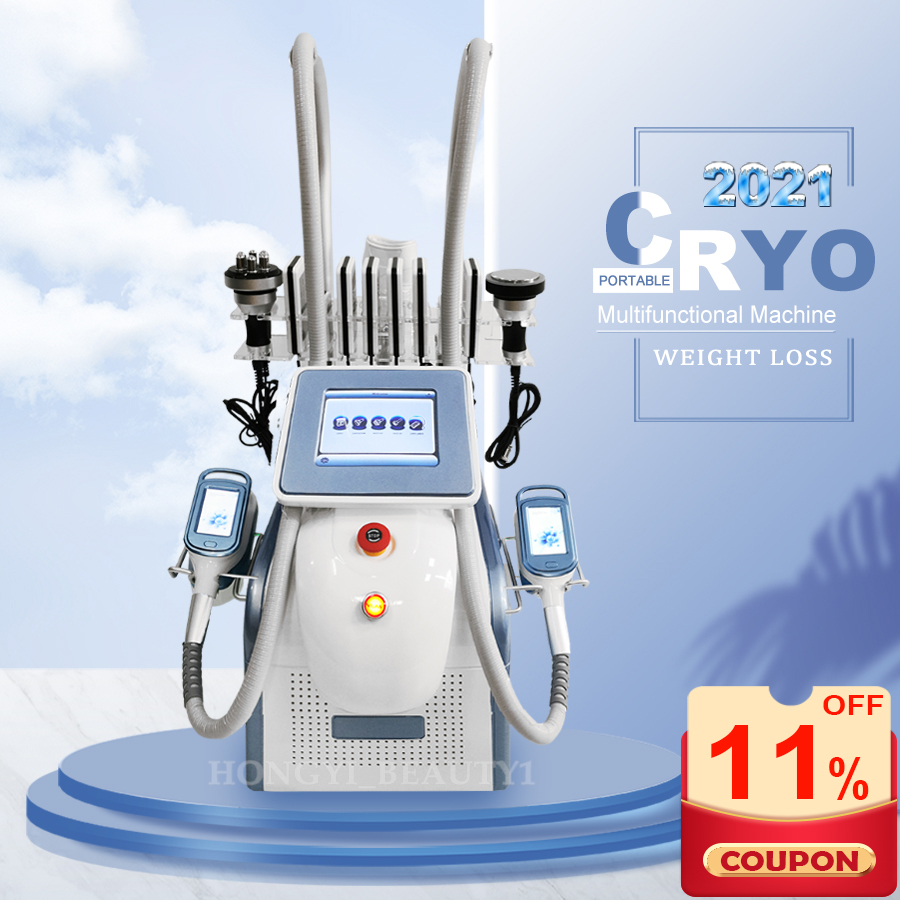 

Cryolipolysis Fat Freeze Slimming Machine 7 In 1 Cryotherapy Freezing 360 Cryo Lipolysis Rf Cavitation