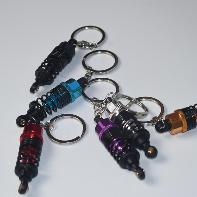 

Keychains Scale Off Road Car Spring Absorber Keychain Alloy Damper Model Pendant Accessories Gift B2J8