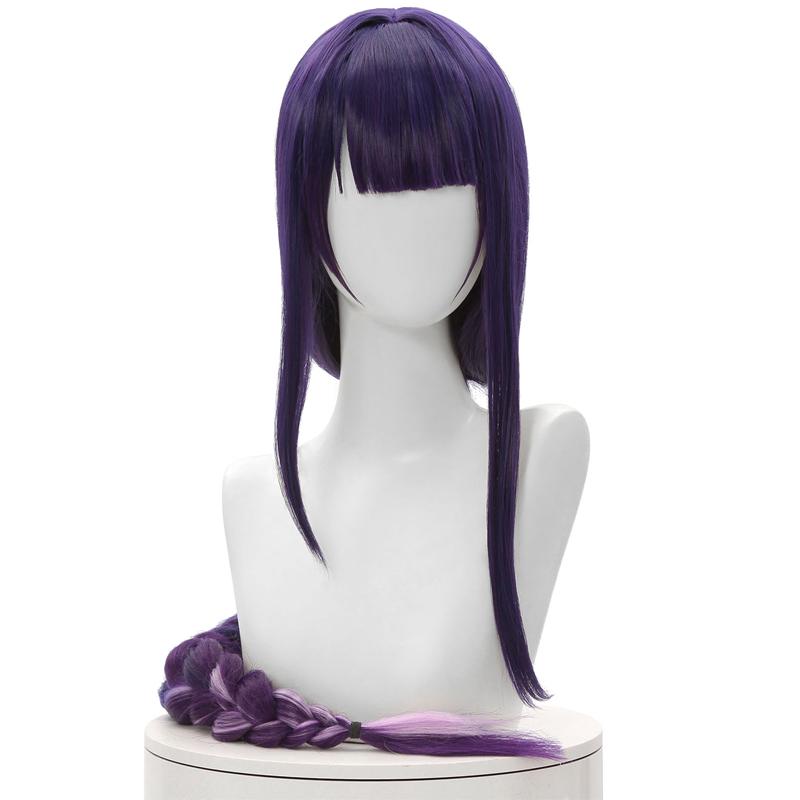 

Other Event & Party Supplies 2021 For Anime Cosplay Wig Gradient Blue Short Straight Middle Part Mullet Hair Heat Resistant The Infinity Gen