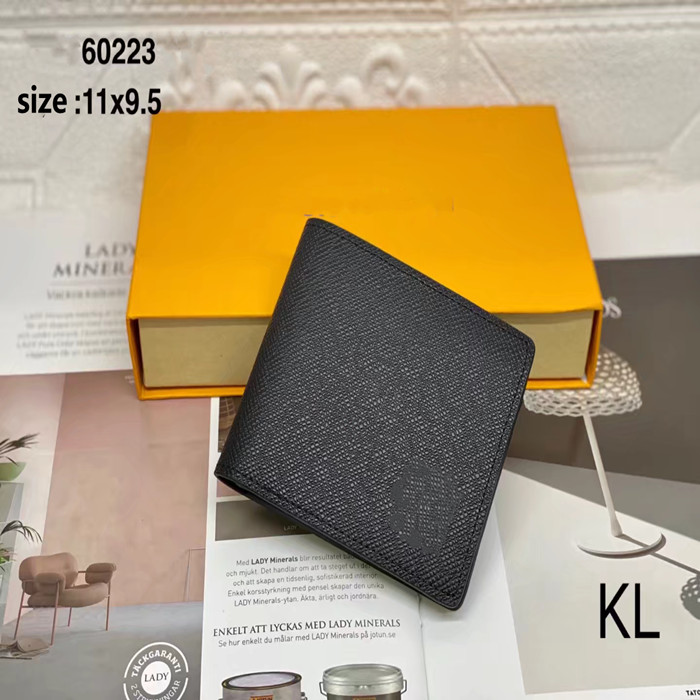 

Mens Women Wallet Fashion Classic Designers Casual Credit Card Holders High quality Real Leather purse Packet Bag For Man with box, Style 4
