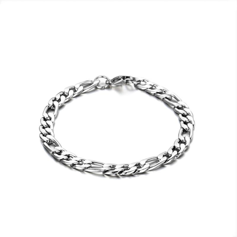 Link, Chain Minimalist Stainless Steel Bracelets For Women Men Fashion Vintage Punk Hiphop Party Jewelry Gifts-image-704042246