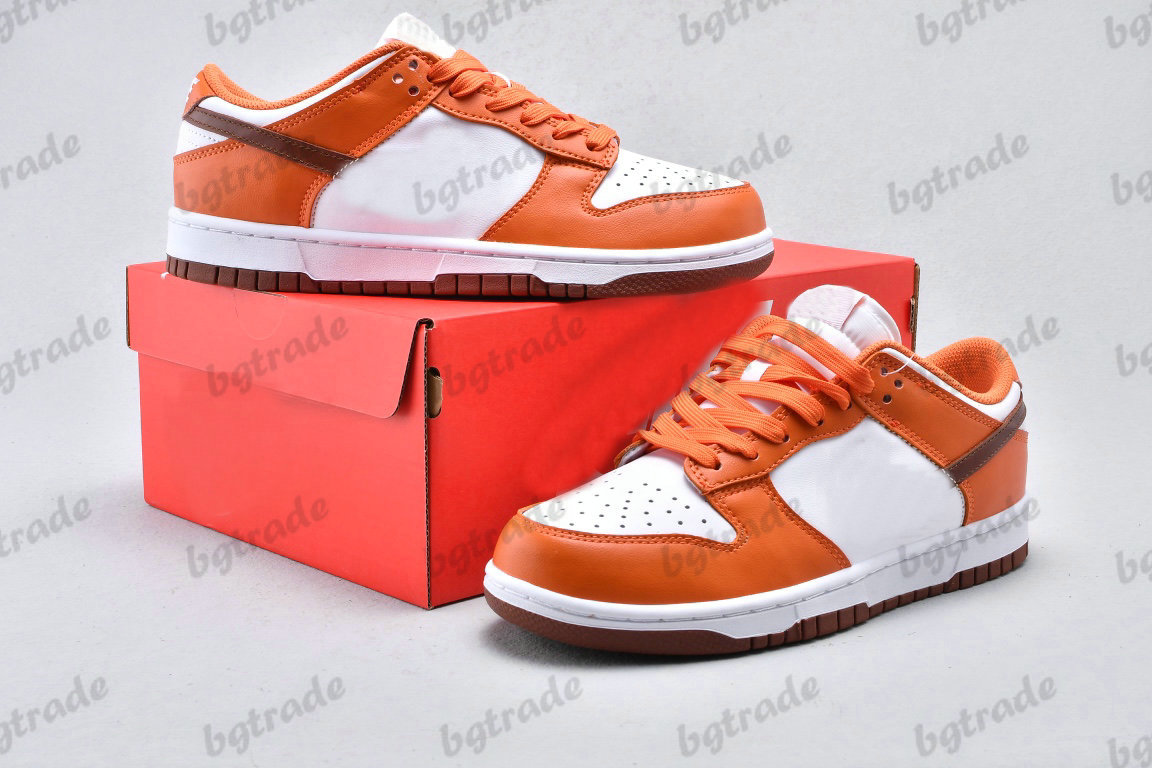 

SB Low Bronze Eclipse Designer Skate Shoes Dunky Light Stone Mesa Orange Brown Trainer Sports Sneakers