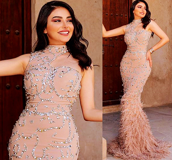 

2021 Plus Size Arabic Aso Ebi Luxurious Beaded Mermaid Prom Dresses Feather Sexy Charming Evening Formal Party Second Reception Gowns Dress ZJ933, Multi