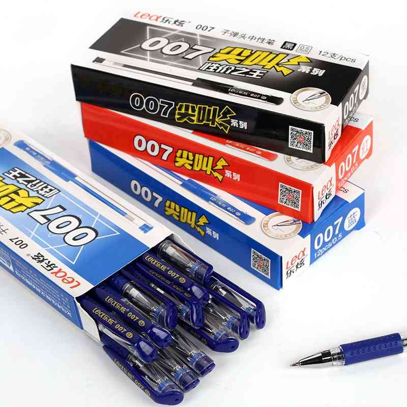 

Le Xuan neutral European standard 0.5mm bullet head water-based business office signature student writing pen