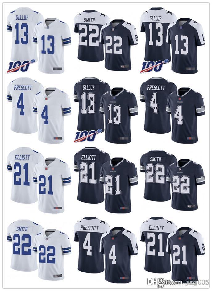 

Men Women YouthDallasCowboys13 Michael Gallup 21 Ezekiel Elliott 4 Dak Prescott 22 Emmitt Smith Custom Football Jerseys, Colour