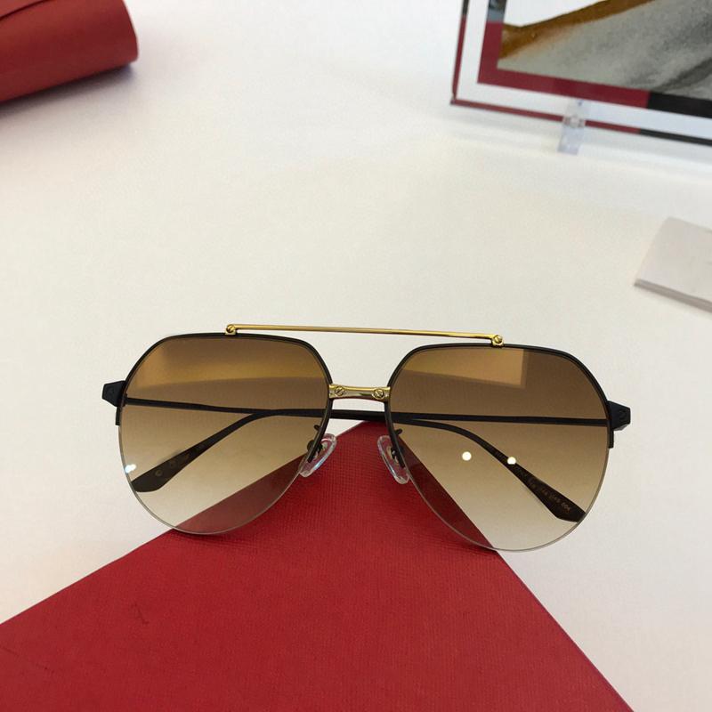 

Sunglasses Metal Thin Frame Classic Gradient Color Male CT0514 Gold Female Fashion Glasses