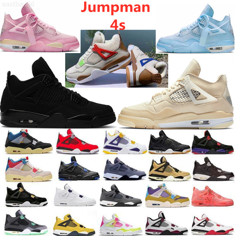 

Top Quality Jumpman 4s Basketball Shoes 4 Where The Wild Things Are Off White Retro Black Cat Infrared Cream Sail Oklahoma Sooners University Blue Sports Sneakers, Not sold separately