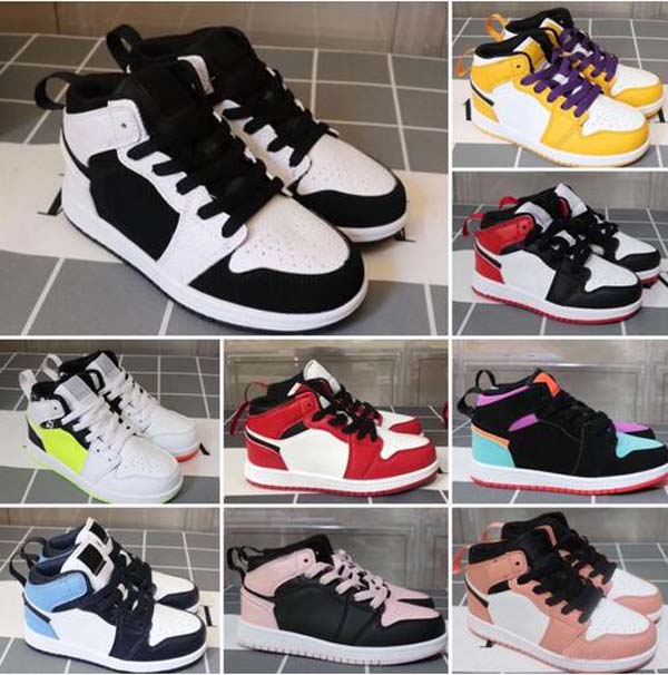 

Wholesale hot children's shoes 1s cheap store Top Quality kids Basketball shoes price free shipping sales Size 26-35, Color 4