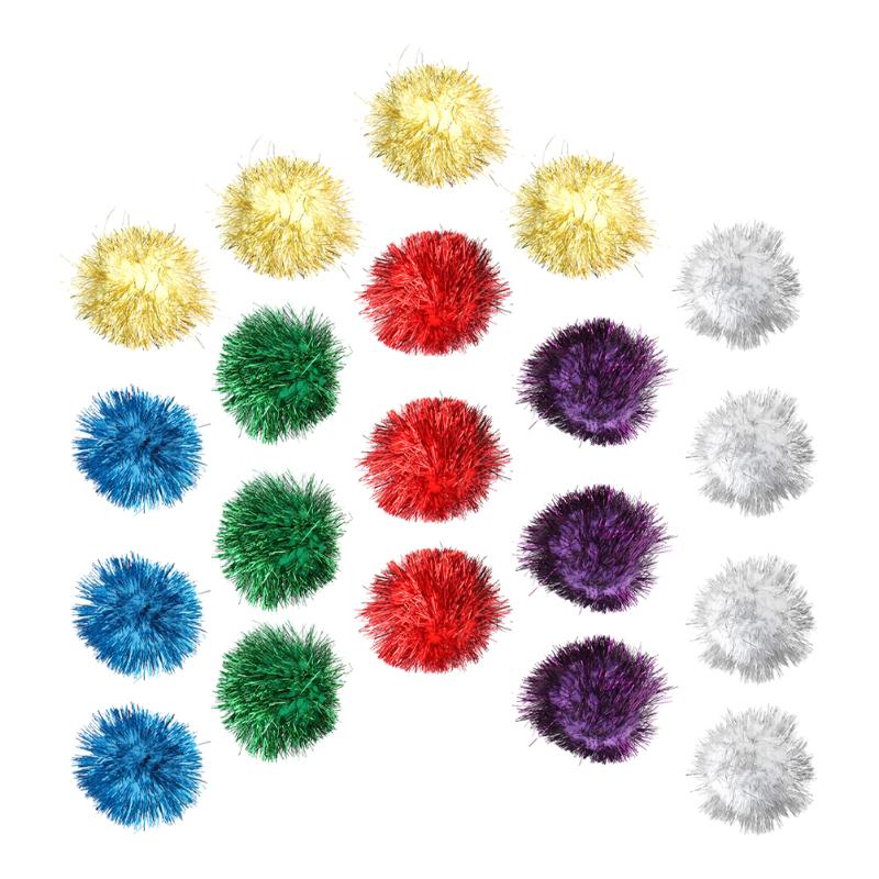 

Party Decoration 20 Pcs Sparkle Cat Toys Interactive Practical Teasing