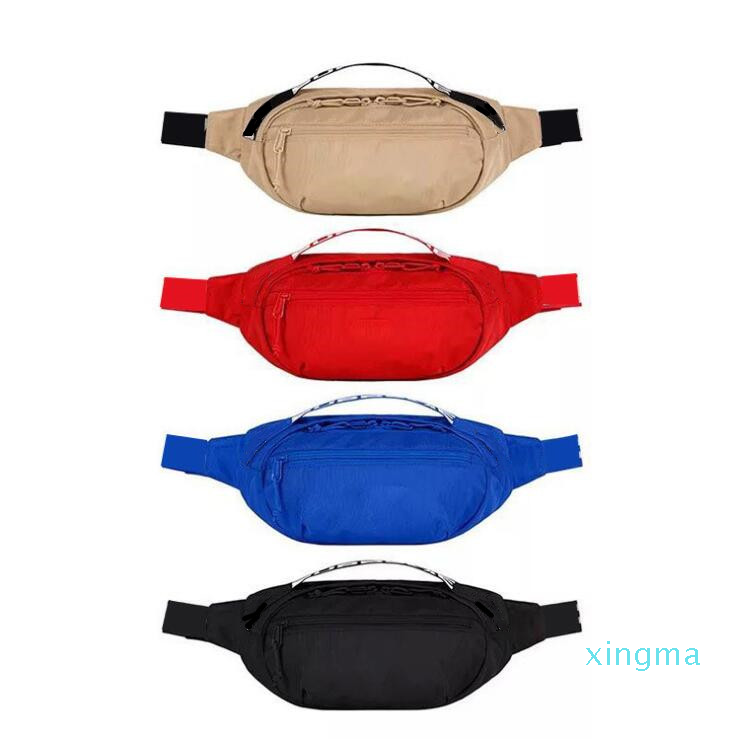 

Woman Designer Waist Bag Lady Leisure Hip-Hop Fanny Pack Outdoor Men Canvas Messenger Belt Bags Top Quality Handbag, Black