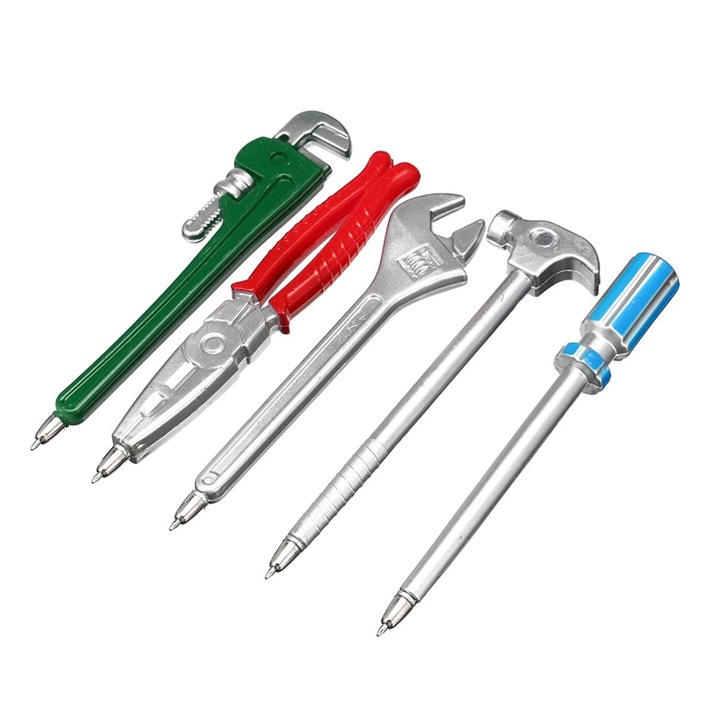 

Personalized Hardware Tools Ballpoint Pen Creative Hammer Wrench Cartoon Pen Office School Supplies GWA10922, Blue;orange