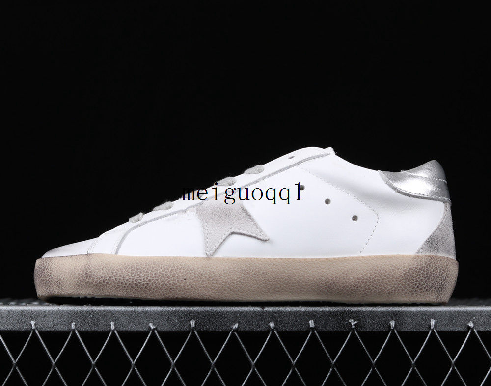 

2021 Italian brand golden sneakers classic distressed dirty shoe's designer men and women casual shoes&#G33MS590 original box
