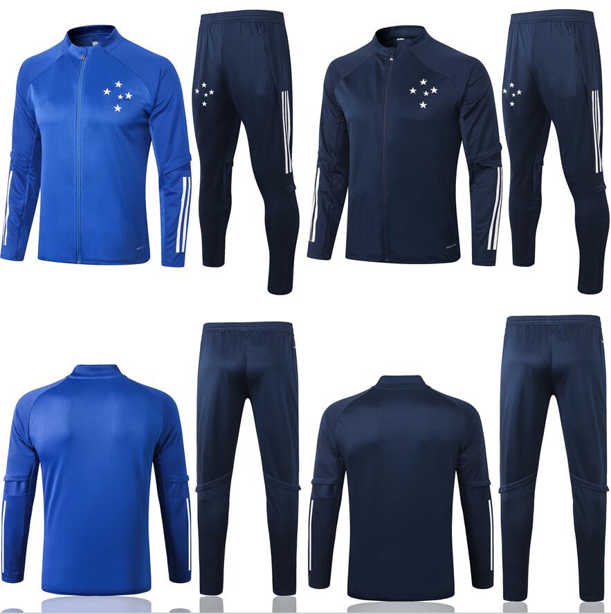 

2021 Cruzeiro Soccer Jerseys Sets Tracksuits Jersey 21/22Training uniform Polo shirt tracksuit pants long sleeve