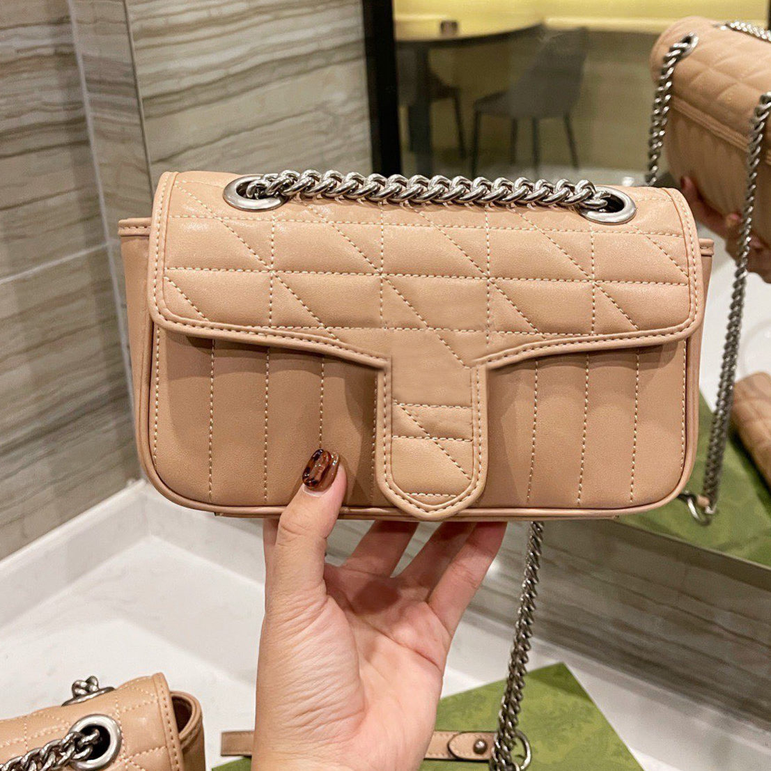 

Messenger bag 2022 High Luxurys top designers Quality Ladies Women handbag Fashion handbags mother shoulder G Bags cossbody wallet purse chains Thread Leather tote, No bags