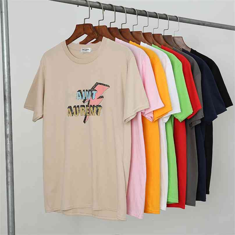 

Summer Women O-Neck T-shirt 100% Cotton Casual Short Sleeve Top Plus Size Brand SL Letter Print Lovers Tees Female Tshirts 210720, Graffiti white