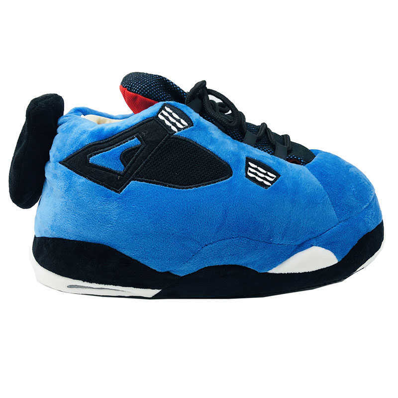 

Unisex Winter Large Size Home Slippers Women/Men Indoor  Sneakers House Floor Sliders Ladies Slippers 210824, Green