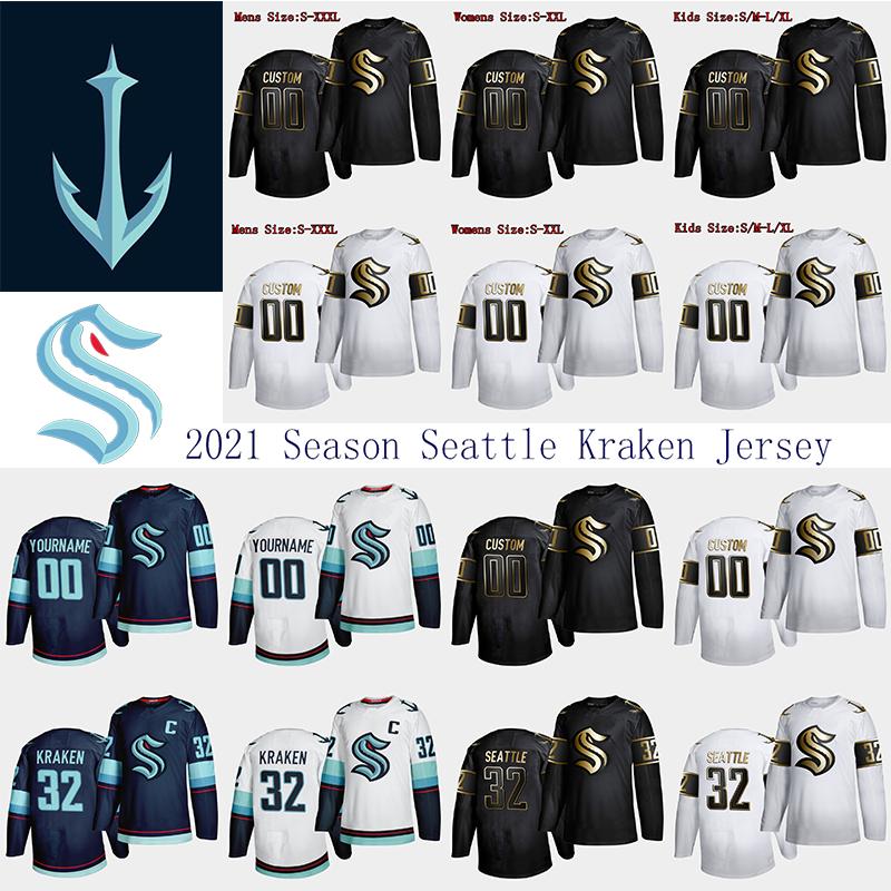 

Seattle Kraken Mens Womens Kids(S-6XL) 5 Mark Giordano 7 Gavin Bayreuther 52 Luke Henman 37 Yanni Gourde 6 Adam Larsson 2021-22 Inaugural Season Patch Hockey Jerseys, White+ 2021-22 inaugural season