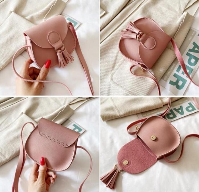 

Baby Coin Purse Leather Kids Mini Cross Body Messenger Bag Tassel Toddler Shoulder Bags Tote Kids Accessories 7 Colors GWE4807
